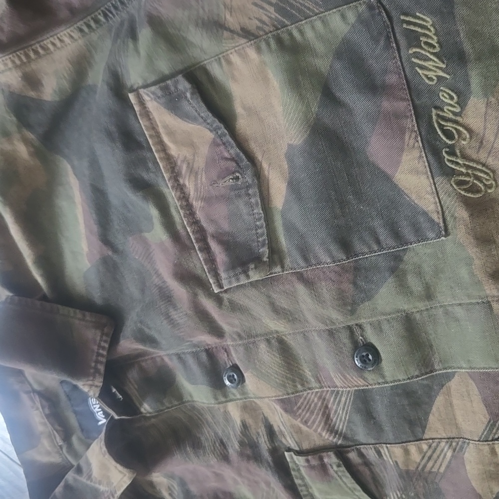 Vans Camouflage Button Down